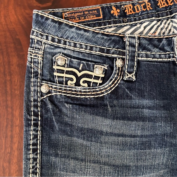 Rock Revival Jamila Boot Jeans Size 30 - Picture 9 of 13